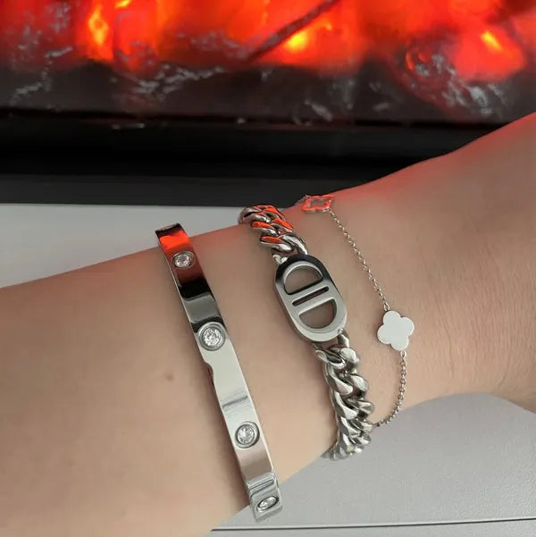 Bracelet Jonc Eclat Zirconium