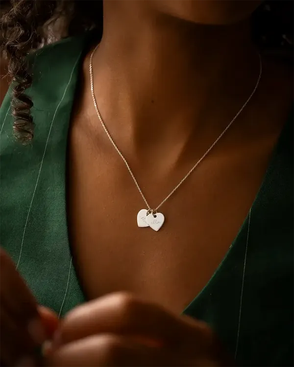 Collier Lien Eternel Coeurs