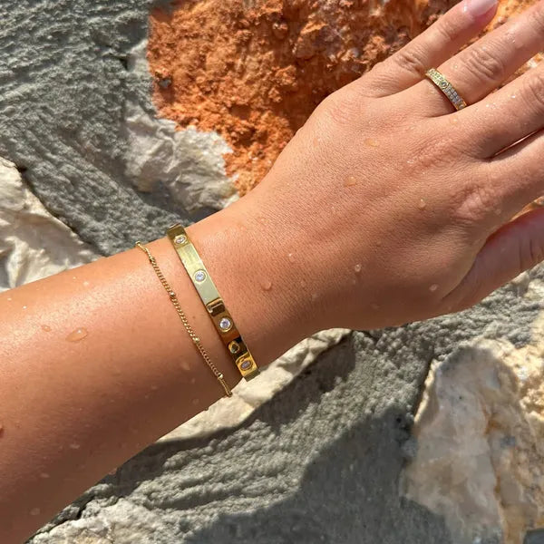 Bracelet Jonc Eclat Zirconium