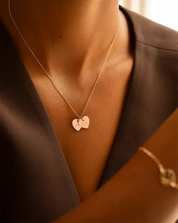 Collier Lien Eternel Coeurs