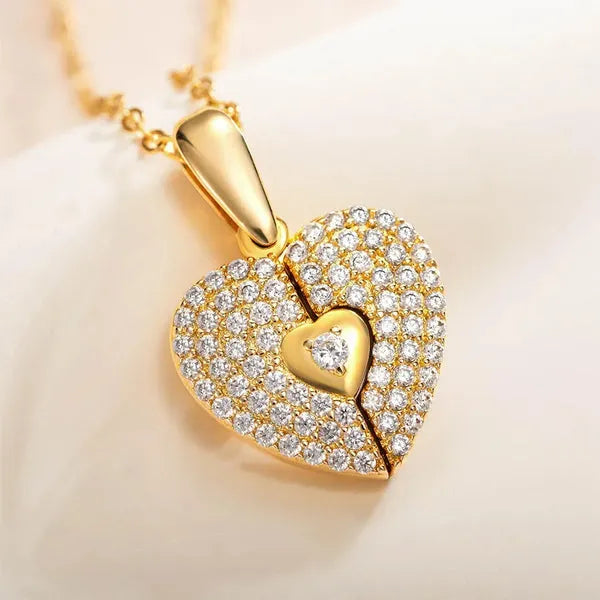 Collier Medaillon Memoire Coeur