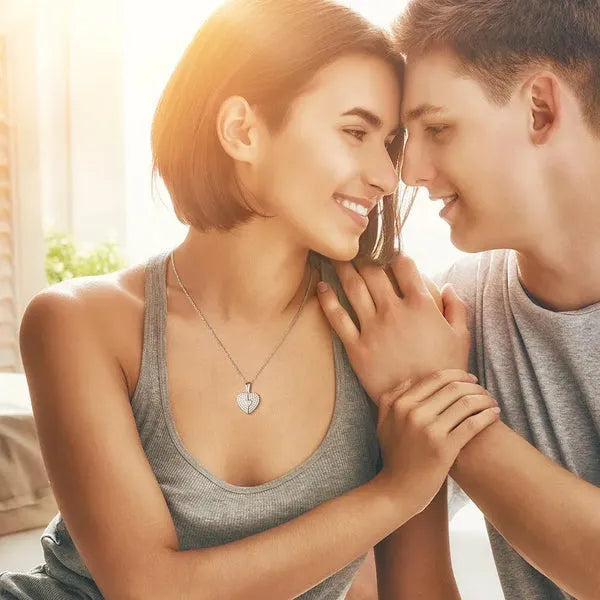 Collier Medaillon Memoire Coeur