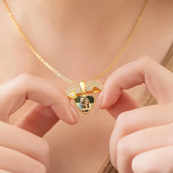 Collier Medaillon Memoire Coeur